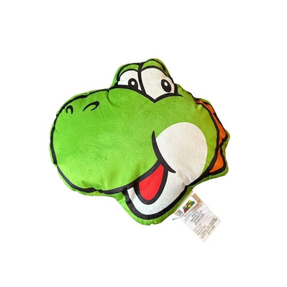 Nintendo Super Mario Yoshi Plush Decorative Pillow Green Franco Mfg Co 14 Inch